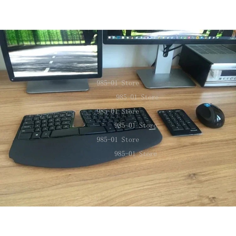 Gaming Keyboard Wireless - Wireless Keyboard and Mouse Set, Ergonomic