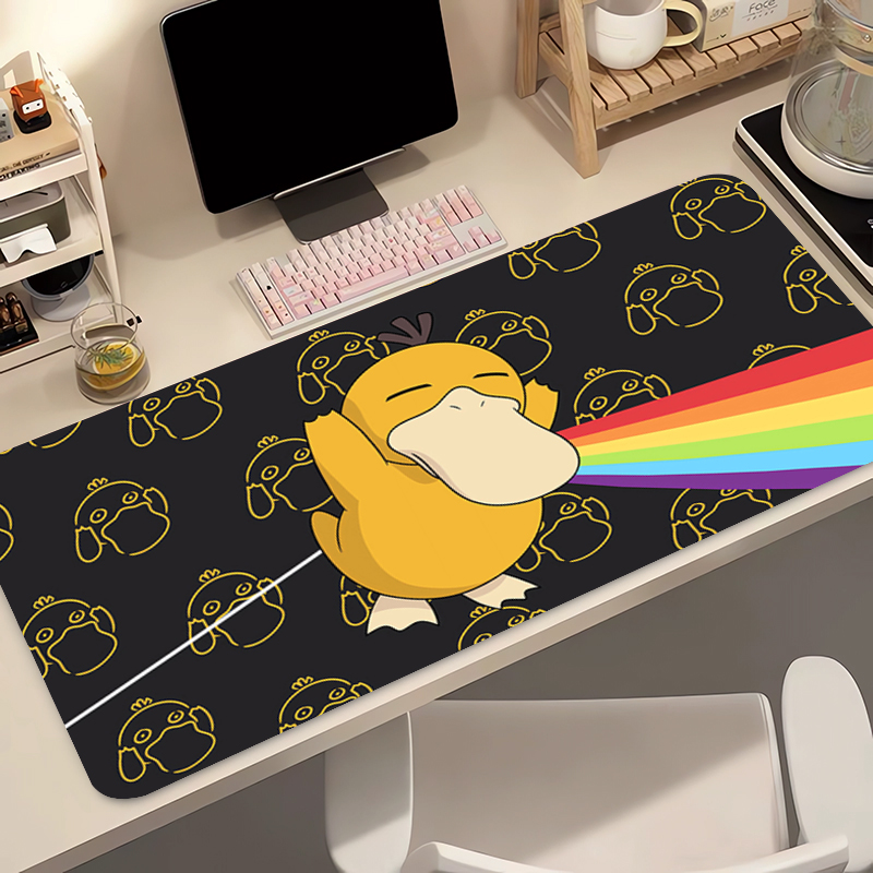 Gaming Keyboard Typewriter - Natural Rubber Mouse Pad Pokemon Psyduck