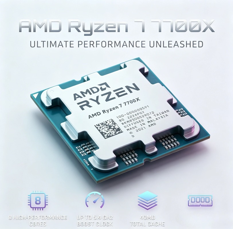 AMD Ryzen 7 7700X CPU, R7 7700 - Amd Cpu Ryzen 7 review and price