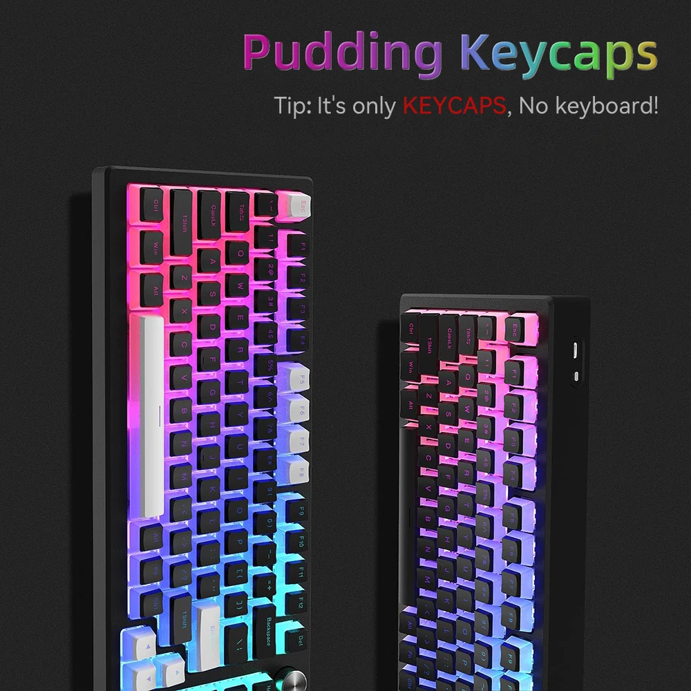 New Pudding PBT Keycaps 129 Ke - Gaming Keyboard Budget review and price
