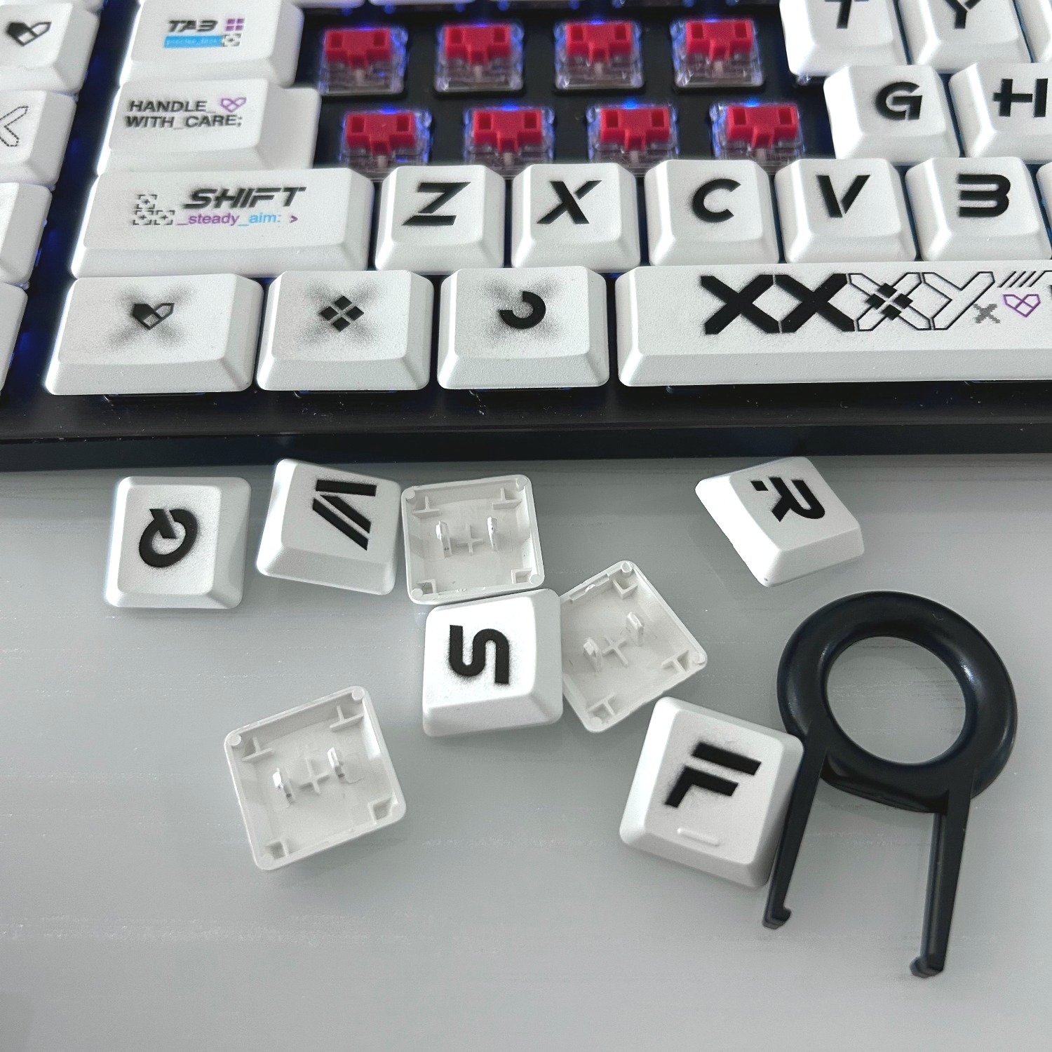 DIY PBT keycaps suitable for L - Gaming Keyboard Tkl review and price