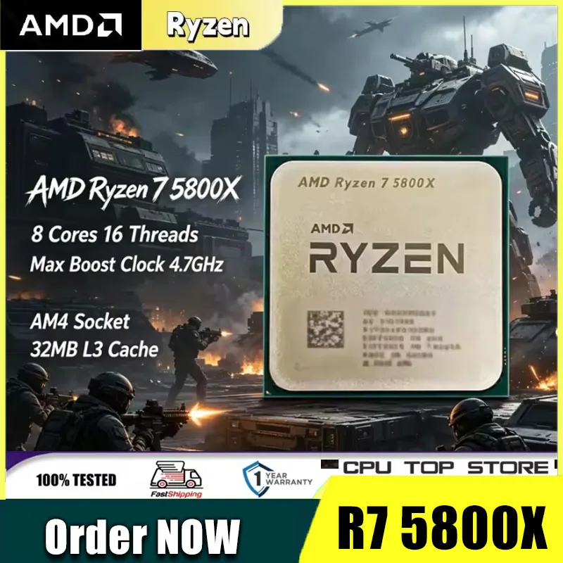 AMD Ryzen 7 5800X Tray CPU |8C - Amd Cpu Ryzen 7 review and price