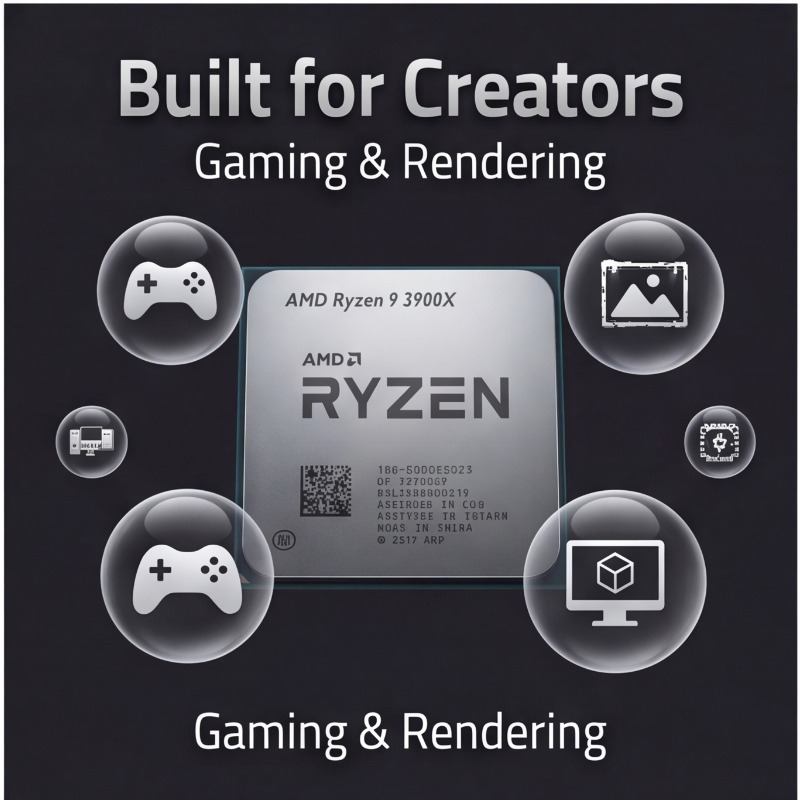 AMD Ryzen 9 3900X Computer Pro - Amd Cpu Ryzen 9 review and price