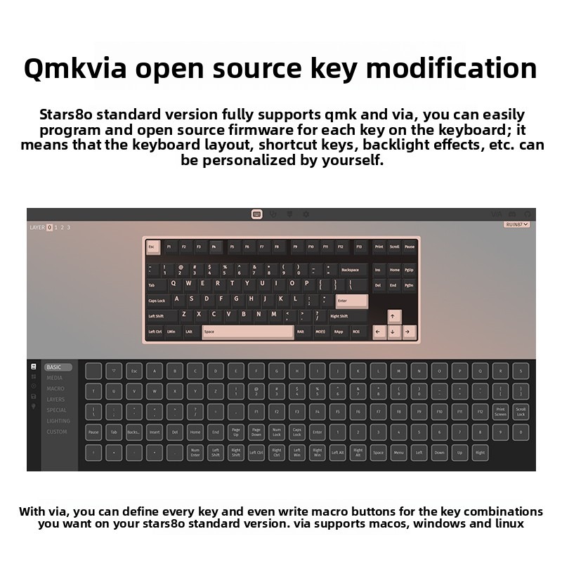 WEIKAV STARS80 TKL Mechanical  - Gaming Keyboard Tkl review and price