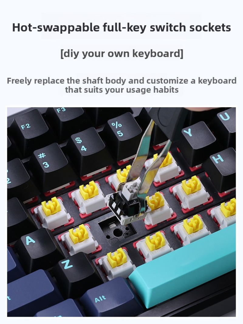 AULA F87 Pro Wireless Mechanic - Gaming Keyboard Thocky review and price