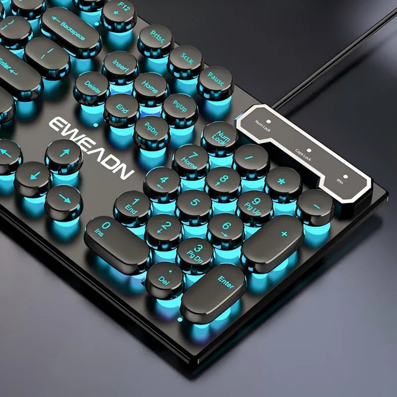 Retro Punk Mechanical Feel Key - Gaming Keyboard Wireless review and price
