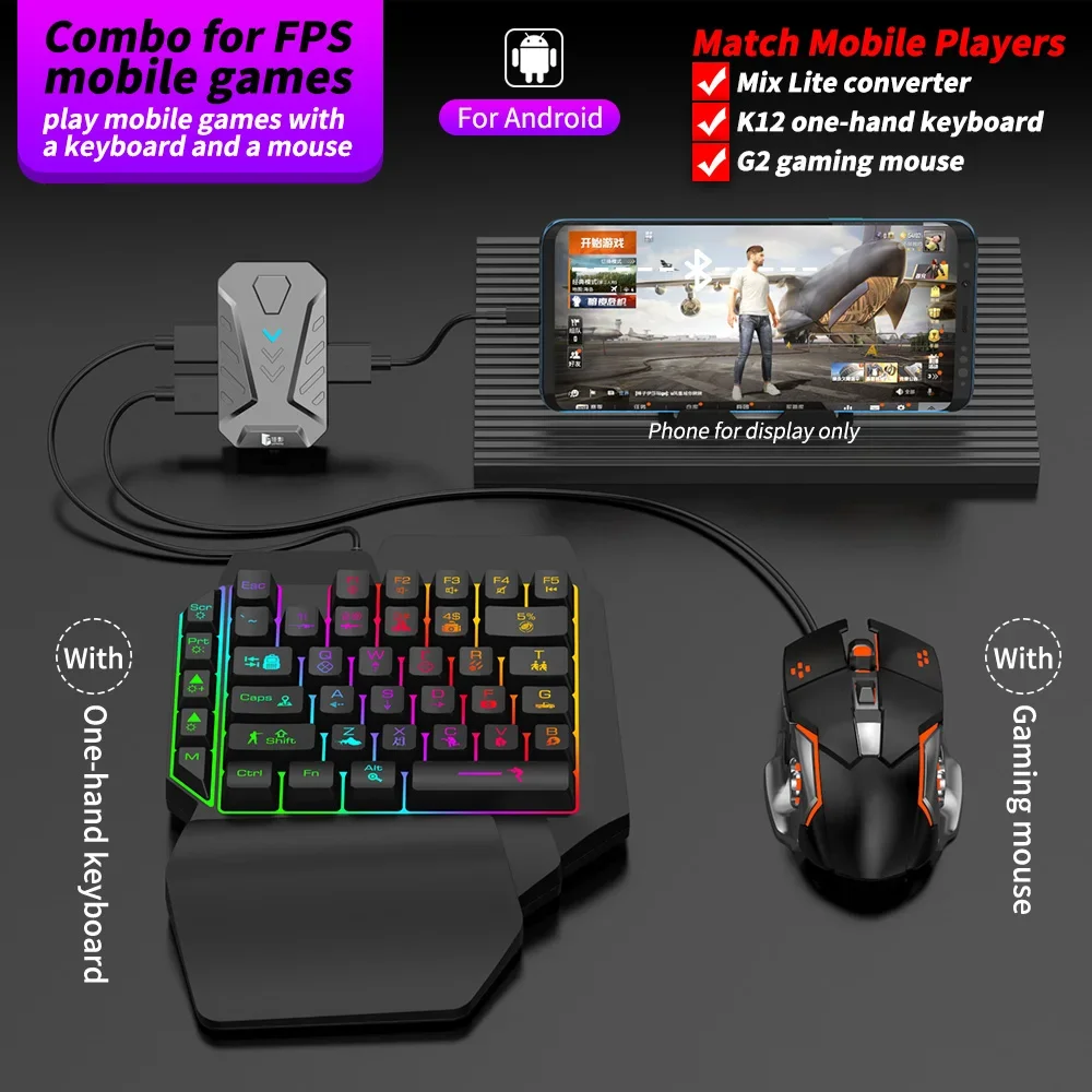 In stock Mixlite Gamepad for M - Gaming Keyboard And Mouse Converter For Mobile review and price