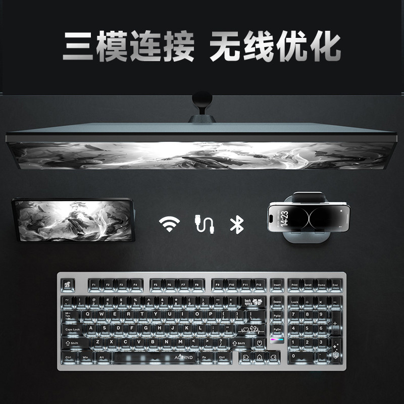 Weika Max102 Aluminum Case Wir - Gaming Keyboard Wireless review and price