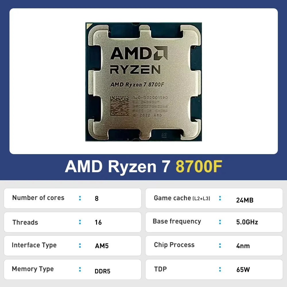 AMD R7 8700F Ryzen 7 8700F CPU - Amd Cpu Ryzen 7 review and price