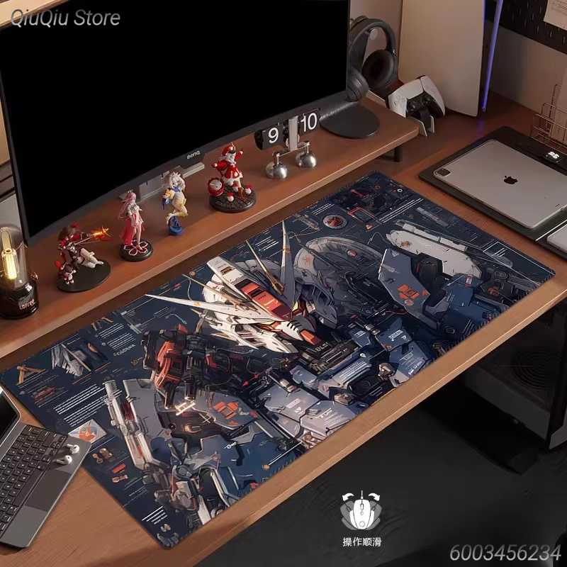 Cartoon HD Print Gundam Leathe - Gaming Keyboard Typewriter review and price