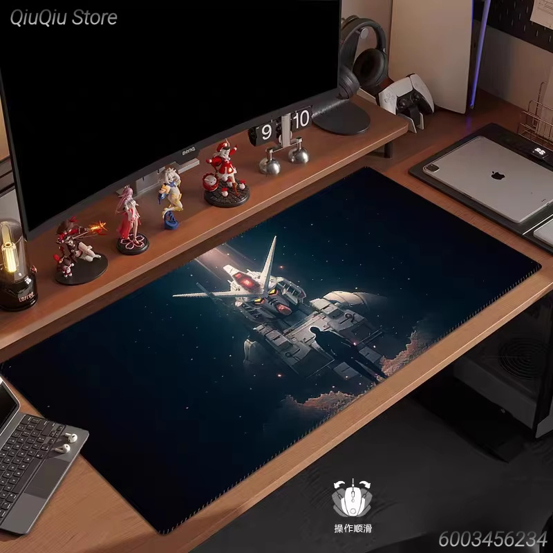 Cartoon HD Print Gundam Leathe - Gaming Keyboard Typewriter review and price
