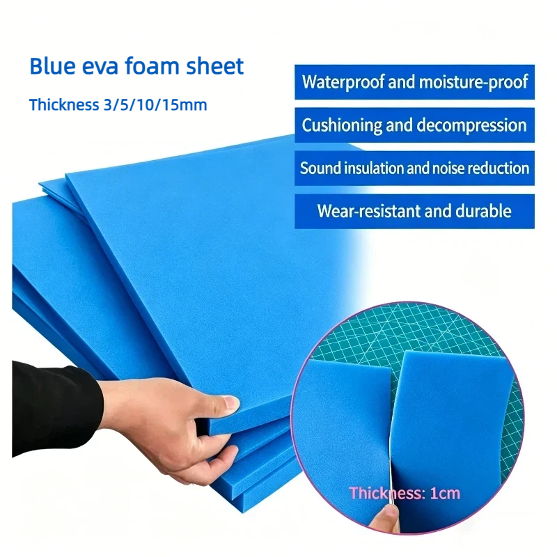 1pc Thickness 3/5/10/15mm Blue - Pe Foam Sheet review and price