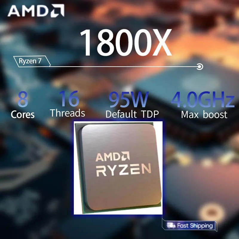 AMD Ryzen 7 1800X CPU R7 1800X - Amd Cpu Ryzen 7 review and price