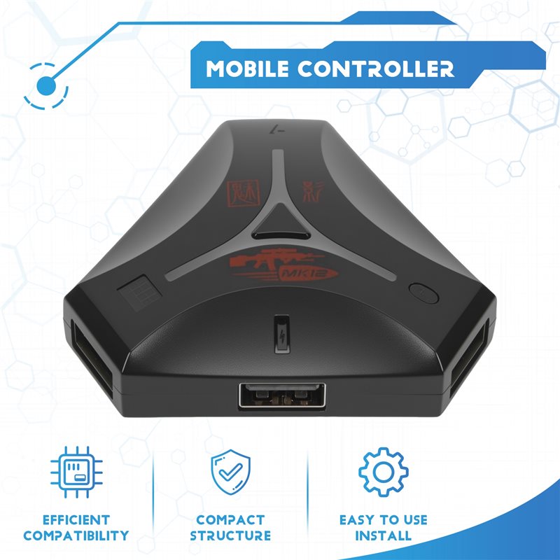 New-1 Piece MK12 Plug And Paly - Gaming Keyboard And Mouse Converter For Mobile review and price