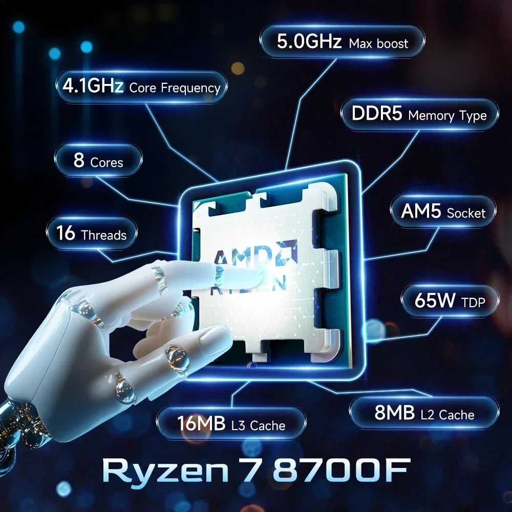 AMD Ryzen 7 8700F R7 8700F CPU - Amd Cpu Ryzen 7 review and price