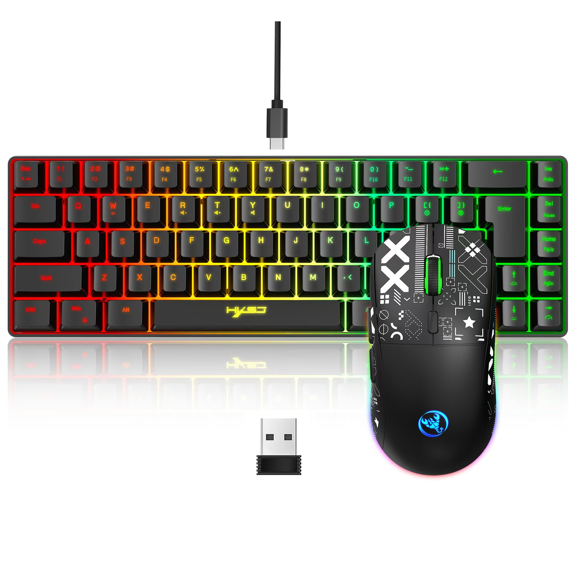60% gaming Keyboard and mouse  - Keyboard Mouse Bundle Gaming review and price