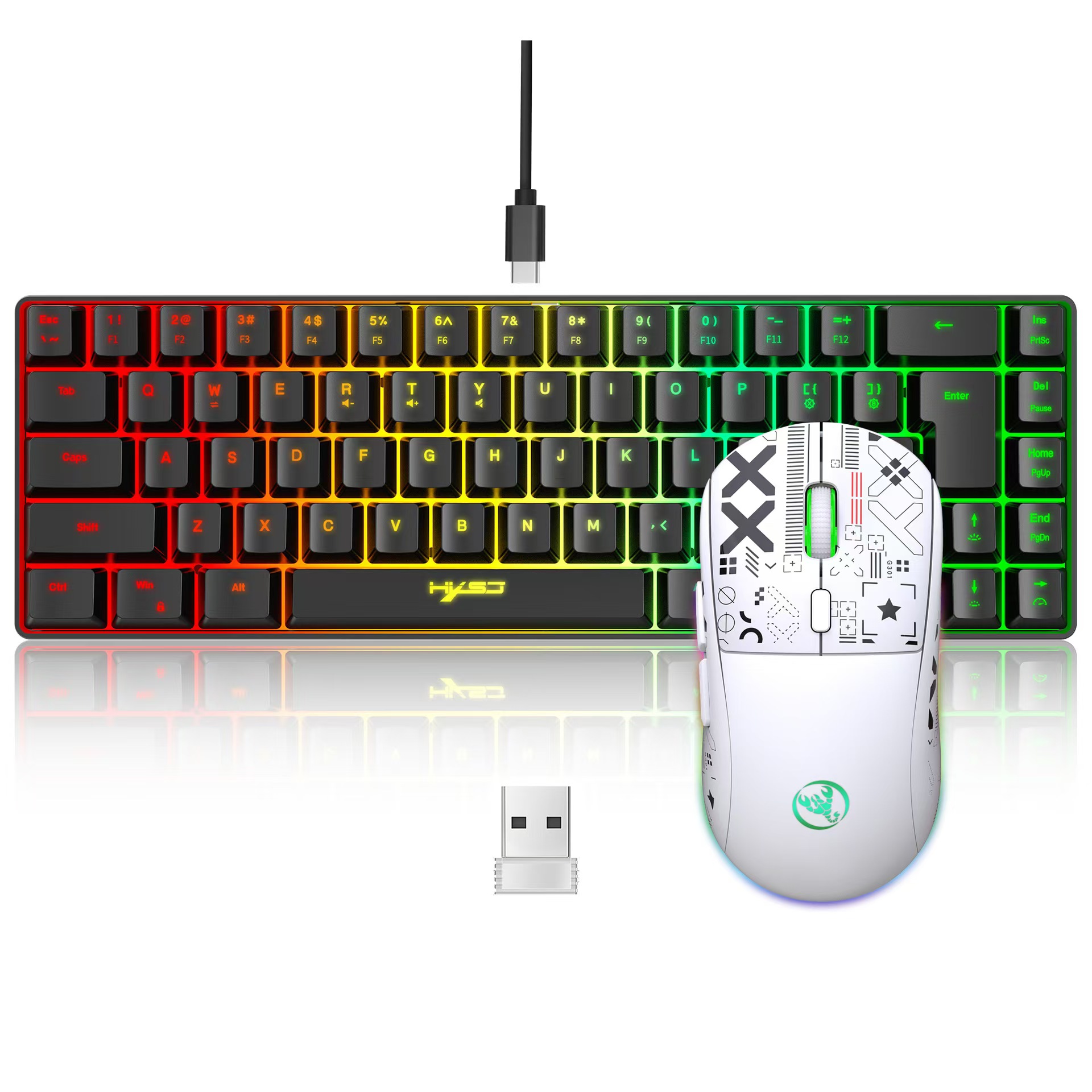 60% gaming Keyboard and mouse  - Keyboard Mouse Bundle Gaming review and price