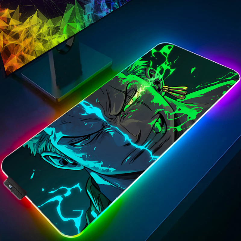ONE PIECE Zoro Mouse Pad RGB G - Gaming Keyboard Theme review and price