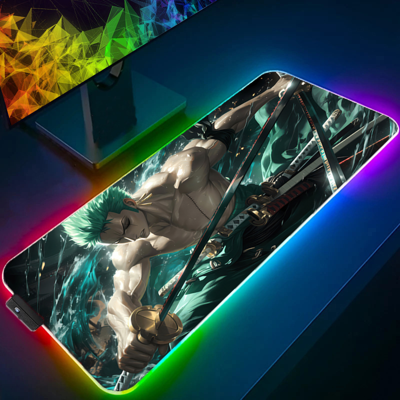 ONE PIECE Zoro Mouse Pad RGB G - Gaming Keyboard Theme review and price