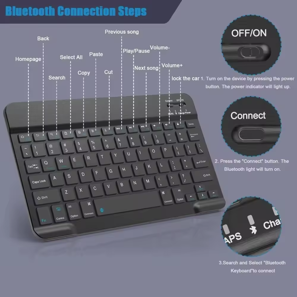 Bluetooth Wireless Keyboard Mo - Gaming Keyboard Wireless review and price