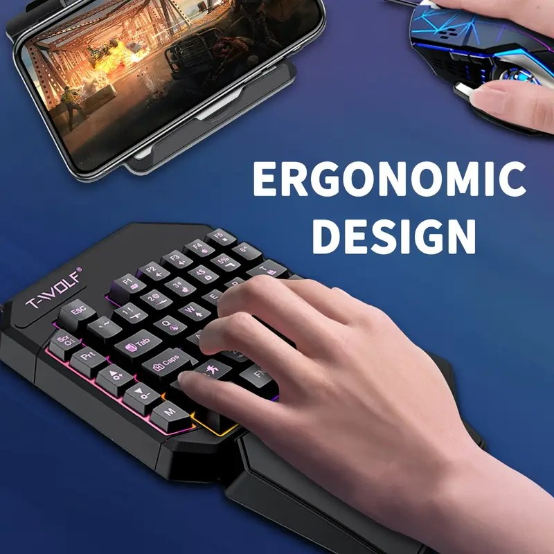 FocusOnPC TF900 2-in-1 Mobile  - Gaming Keyboard And Mouse Converter For Mobile review and price