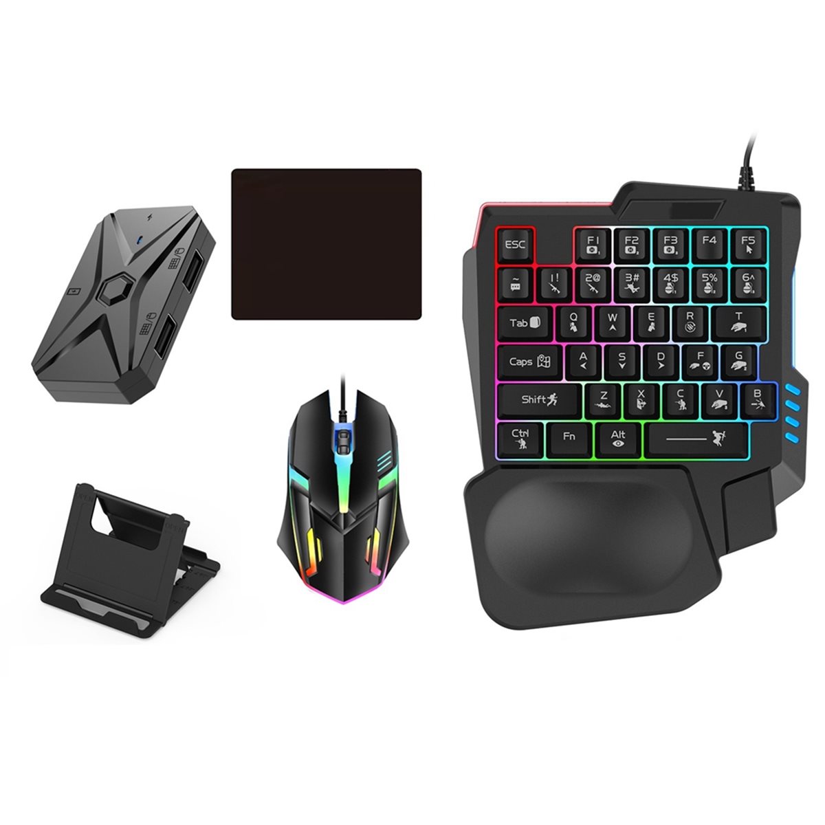 #48Y (Black)Mobile Games Conve - Gaming Keyboard And Mouse Converter For Mobile review and price