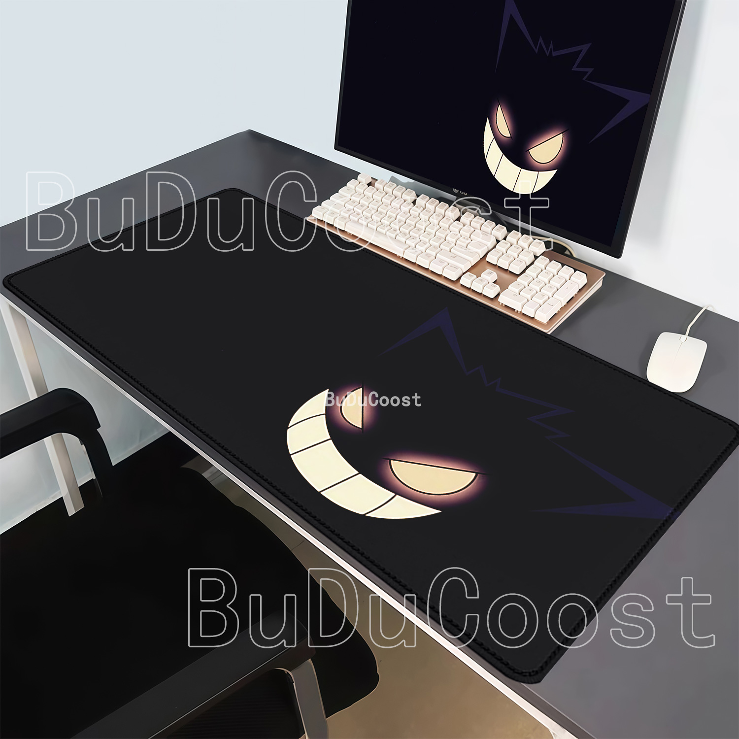 HD Printing Gengar Pokemon Ani - Gaming Keyboard Typewriter review and price