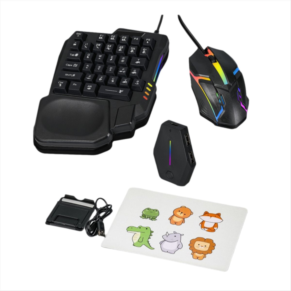 ★▲ 35Key Ergonomics RGB Gaming - Gaming Keyboard And Mouse Converter For Mobile review and price