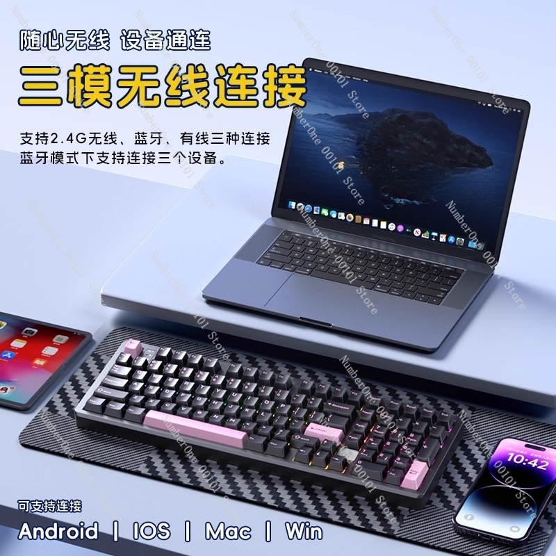 Aluminum Alloy Mechanical Keyb - Gaming Keyboard Wireless review and price