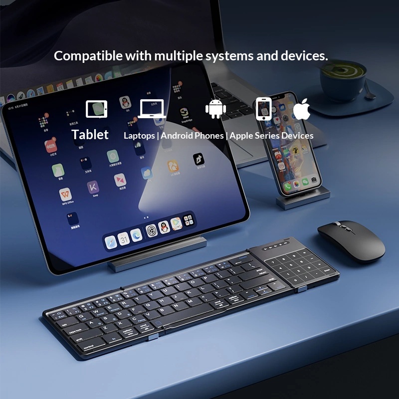 Mengzu Tri Fold Wireless Bluet - Gaming Keyboard Wireless review and price