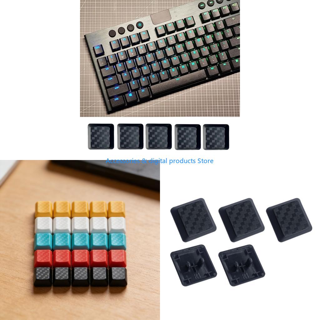 77JD 5Pcs Gaming Carbon Fiber  - Gaming Keyboard Tkl review and price