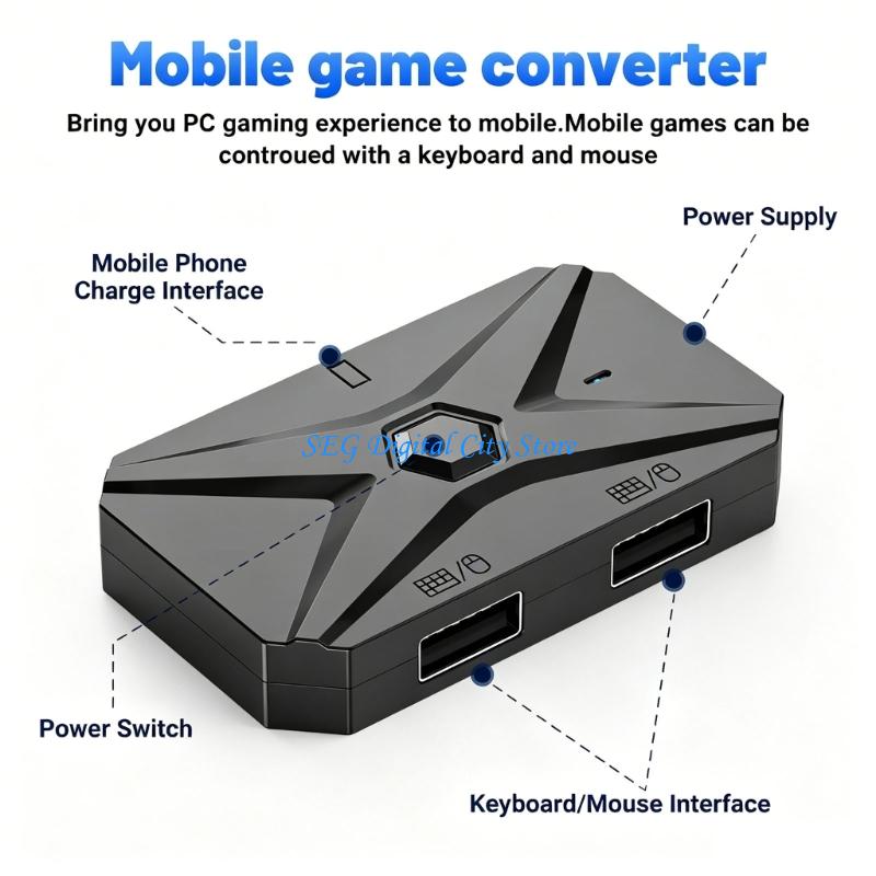 U75B Universal Mobile Gaming K - Gaming Keyboard And Mouse Converter For Mobile review and price