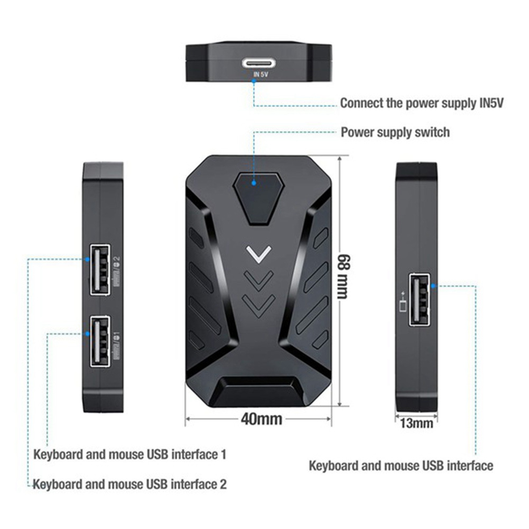 -A94Z Portable Mobile Gaming K - Gaming Keyboard And Mouse Converter For Mobile review and price