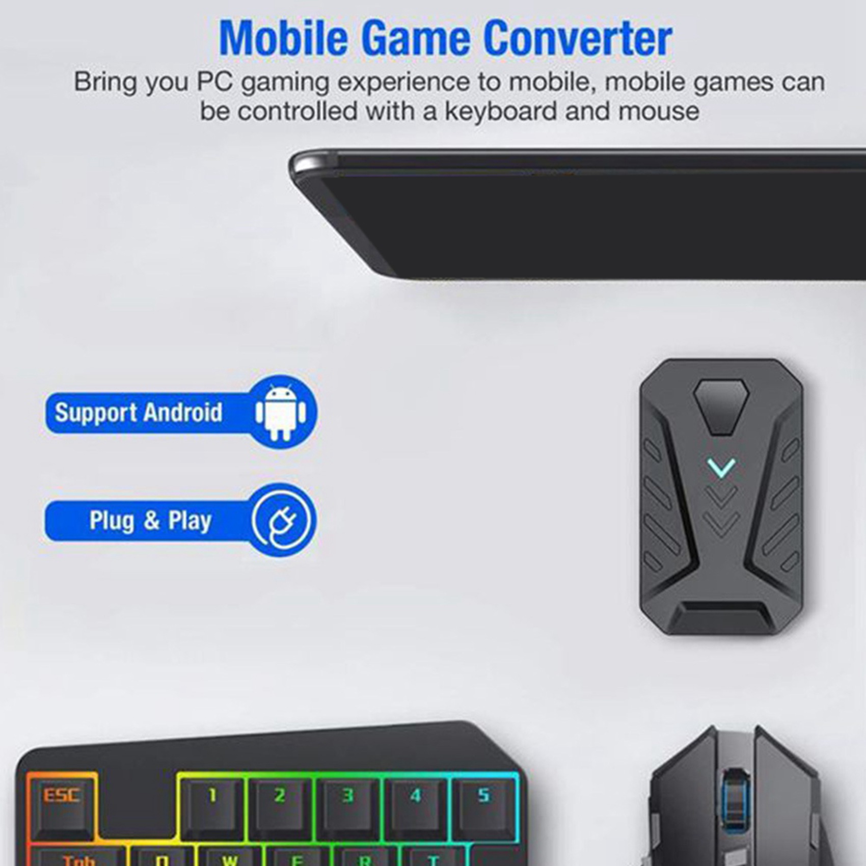 -A94Z Portable Mobile Gaming K - Gaming Keyboard And Mouse Converter For Mobile review and price